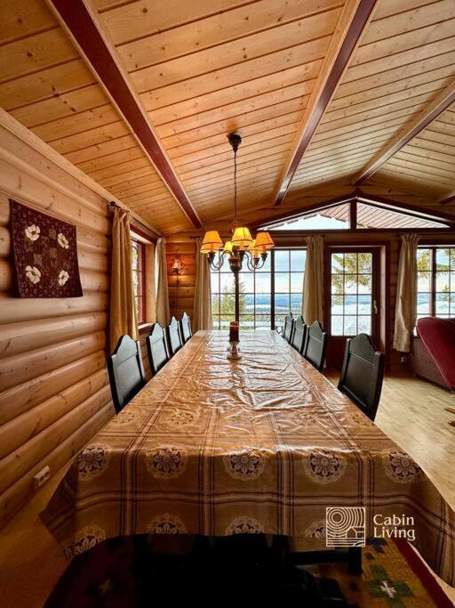 Large Cabin Sjusjoen Best View, Sauna, Ski Inout מראה חיצוני תמונה