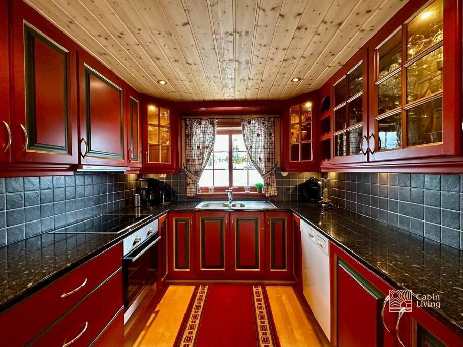 Large Cabin Sjusjoen Best View, Sauna, Ski Inout מראה חיצוני תמונה