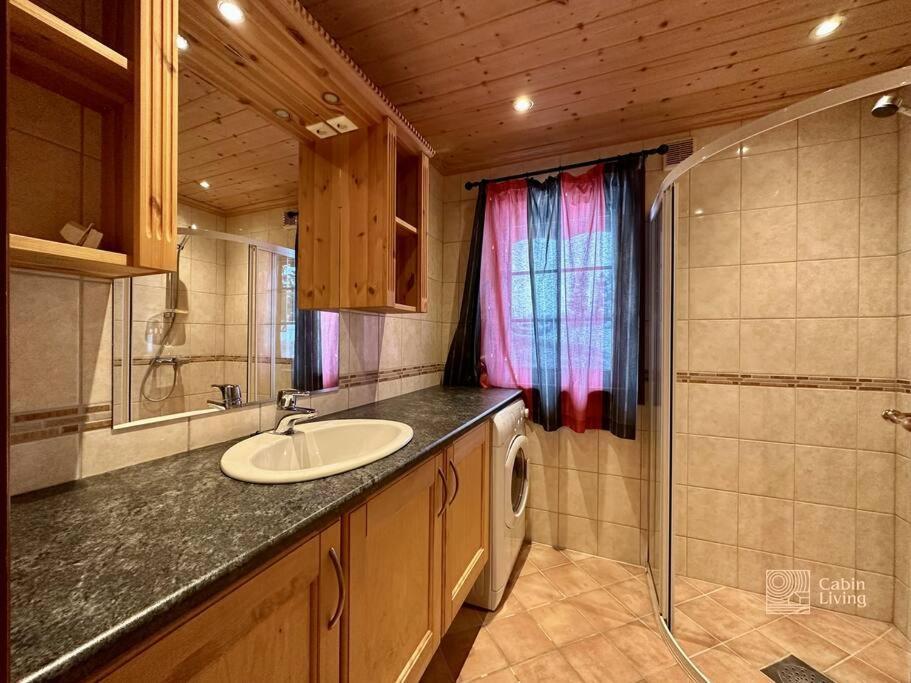 Large Cabin Sjusjoen Best View, Sauna, Ski Inout מראה חיצוני תמונה