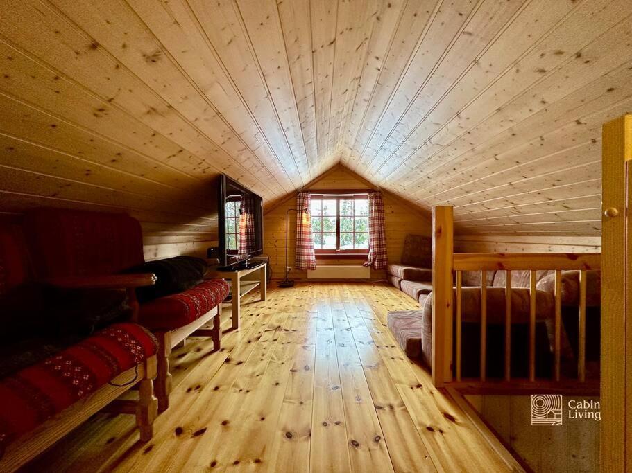 Large Cabin Sjusjoen Best View, Sauna, Ski Inout מראה חיצוני תמונה