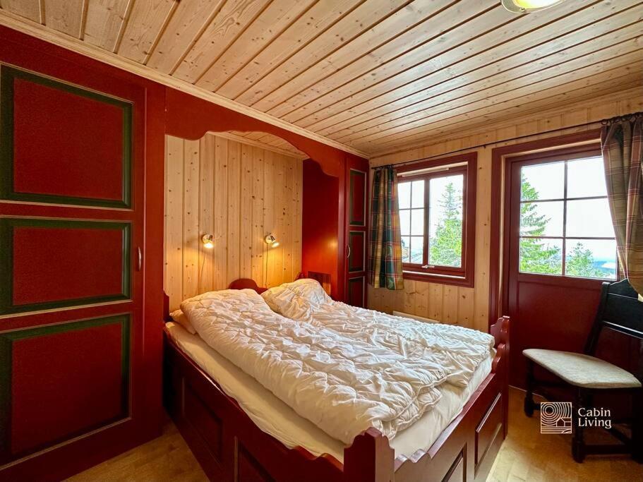 Large Cabin Sjusjoen Best View, Sauna, Ski Inout מראה חיצוני תמונה